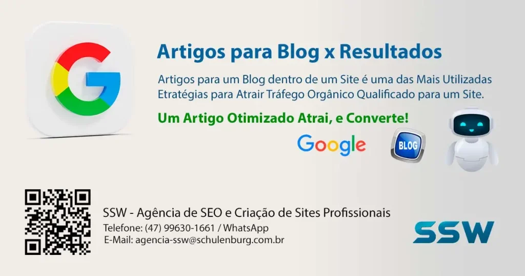 Artigos para Blogs Atraem Tráfego Orgânico Qualificado para seu Negócio. - SSW Agência de SEO e Criação de Sites em Blumenau e Região. Artigos para Blogs Atraem Tráfego Orgânico Qualificado para seu Negócio. - SSW Agência de SEO e Criação de Sites em Blumenau e Região.