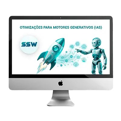 Otimizações para IAs em Blumenau/SC. - Conte com os Especialistas em GEO e SGE da SSW Agência de SEO e Criação de Sites.